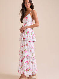 Goldice Floral Maxi Dress Detail 3 - TULLABEE
