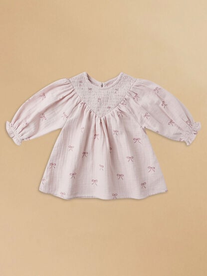 Lauren Bow Dress By Rylee + Crew - TULLABEE