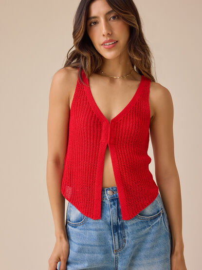 Ariel Knit Vest - TULLABEE