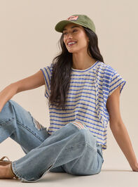 Marlee Mixed Stripe Top - TULLABEE
