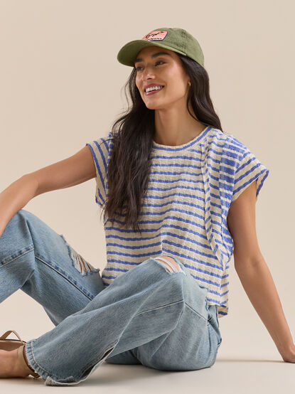 Marlee Mixed Stripe Top - TULLABEE