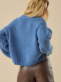 Maeve Chunky Roll Neck Sweater Detail 5 - TULLABEE
