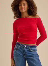 Jeanette Asymmetrical Top - TULLABEE