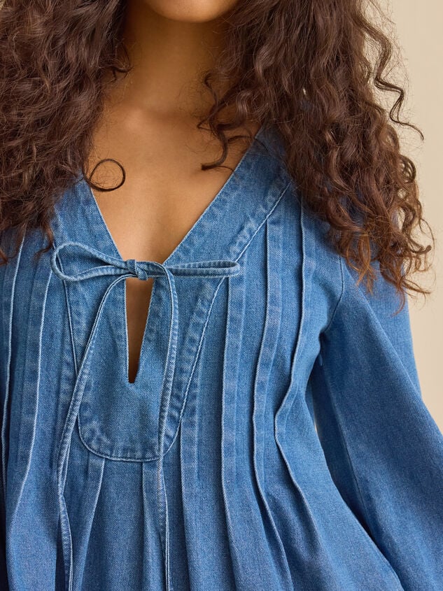 Shiloh Mini Dress Detail 5 - TULLABEE