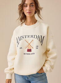 Amsterdam Embroidered Sweatshirt - TULLABEE