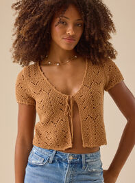 Lucia Tie Front Top - TULLABEE