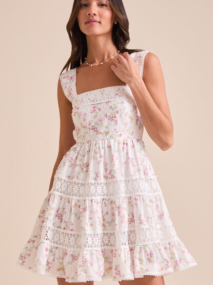 Ella Kate Floral Mini Dress - TULLABEE