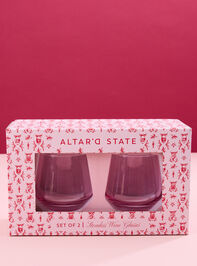 Carol Stemless Wine Glass Set Detail 2 - TULLABEE