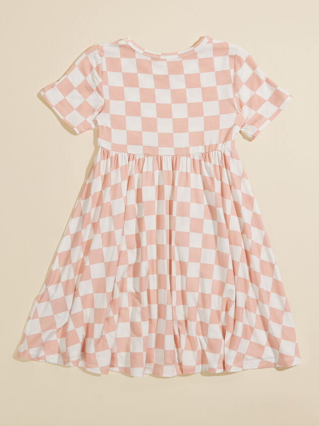 Chelsea Checkered Dress Detail 3 - TULLABEE