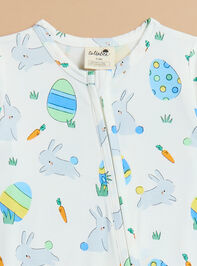 Easter Bunny Footie Detail 2 - TULLABEE