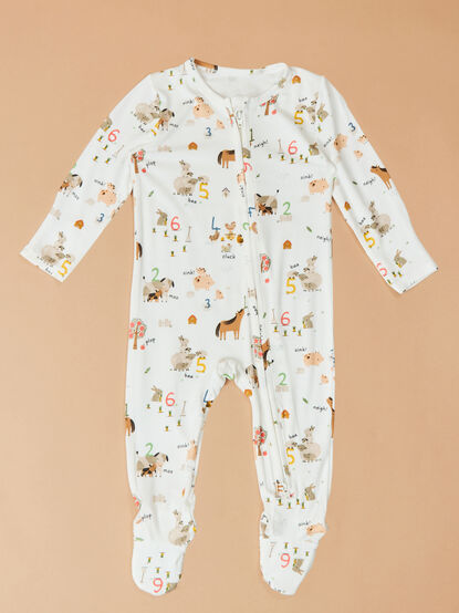 Farm Sounds Footie - TULLABEE