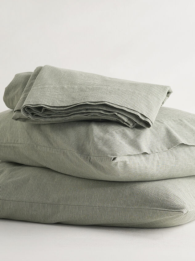 Thistle Cotton Sheet Set Detail 4 - TULLABEE