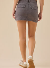 Saylor Cargo Mini Skirt Detail 5 - TULLABEE