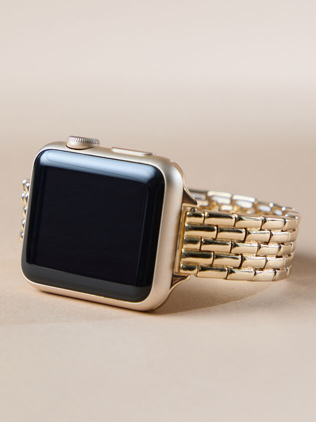 Gold Stretch Link Watchband - TULLABEE