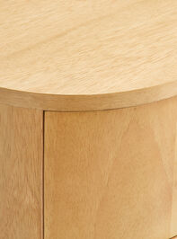 Ruth Narrow Wood Nightstand Detail 4 - TULLABEE