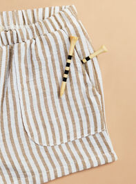 Eli Striped Short Detail 3 - TULLABEE