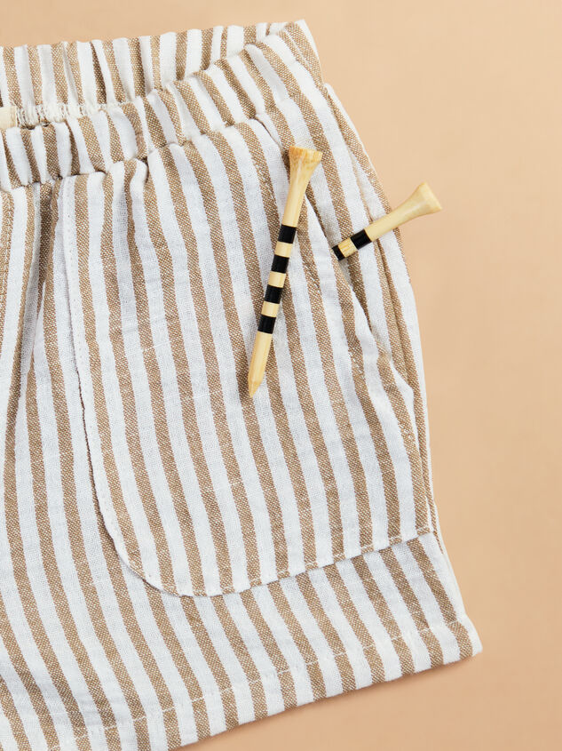 Eli Striped Short Detail 3 - TULLABEE