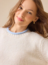 Aspen Mock Neck Sweater Detail 3 - TULLABEE
