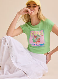 Capri Postcard Baby Tee - TULLABEE