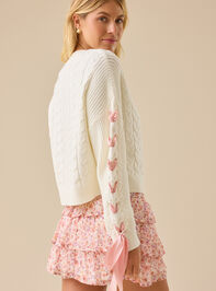Millie Bow Sleeve Sweater Detail 5 - TULLABEE