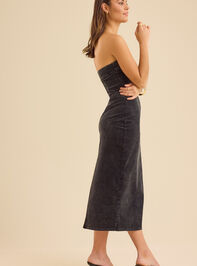 Ferrin Corduroy Midi Dress Detail 3 - TULLABEE