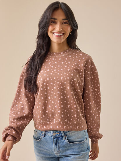 Alessia Floral Mama Sweatshirt - TULLABEE
