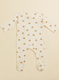 Pumpkin Ribbed Sleeper by MudPie Detail 2 - TULLABEE