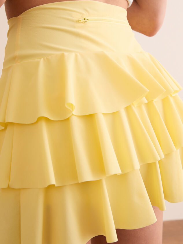 Courtside Tiered Ruffle Skort Detail 7 - TULLABEE