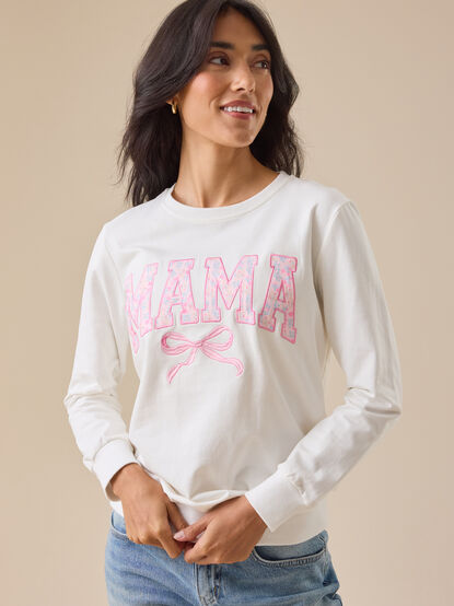 Mama Bow Sweatshirt - TULLABEE