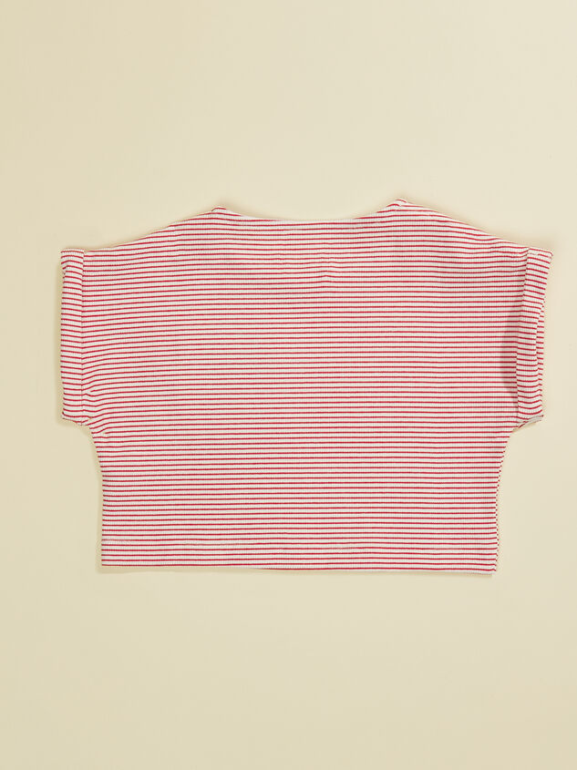 Kassie Striped Top by Vignette Detail 2 - TULLABEE