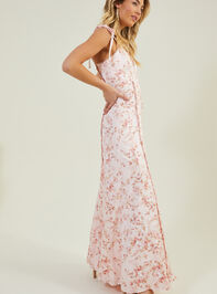 Jacindy Floral Maxi Dress Detail 4 - TULLABEE