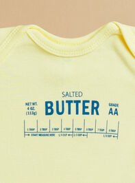 Butter Lover Bodysuit Detail 2 - TULLABEE