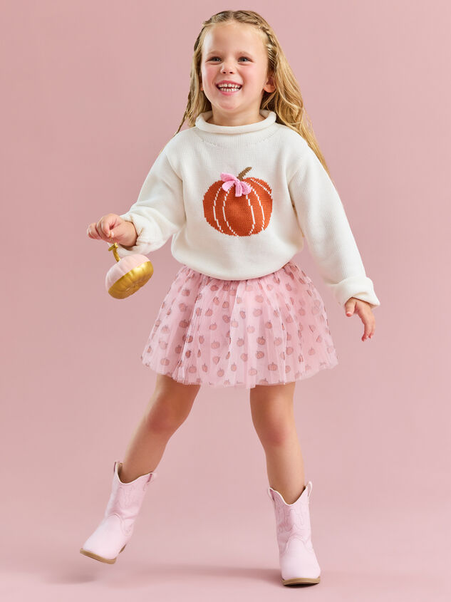 Playful Pumpkin Toddler Tutu - TULLABEE