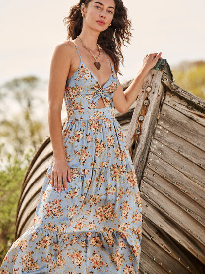 Kehlani Floral Maxi Dress - TULLABEE