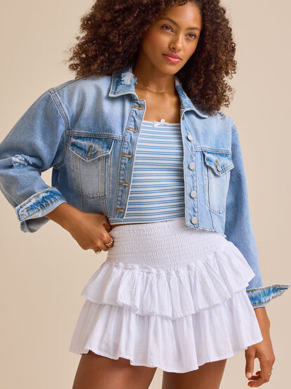 Gracelynn Smocked Skort - TULLABEE