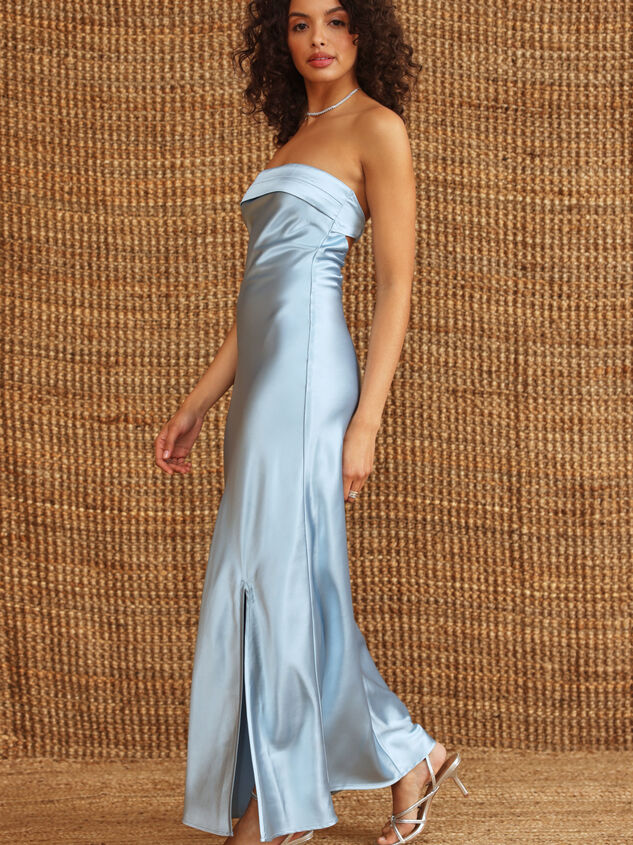 Paityn Strapless Maxi Dress Detail 3 - TULLABEE