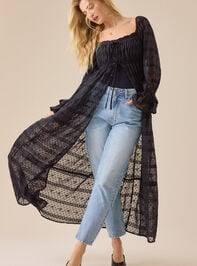 Stephany Embroidered Kimono - TULLABEE