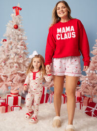 Jolly Santa Mama Pajama Shorts by MudPie - TULLABEE