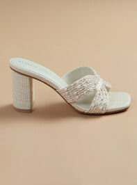 Tiara Pearl Heels Detail 3 - TULLABEE