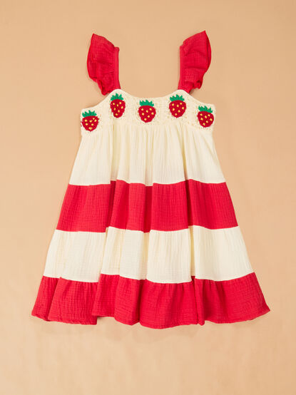 Sadie Strawberry Dress - TULLABEE