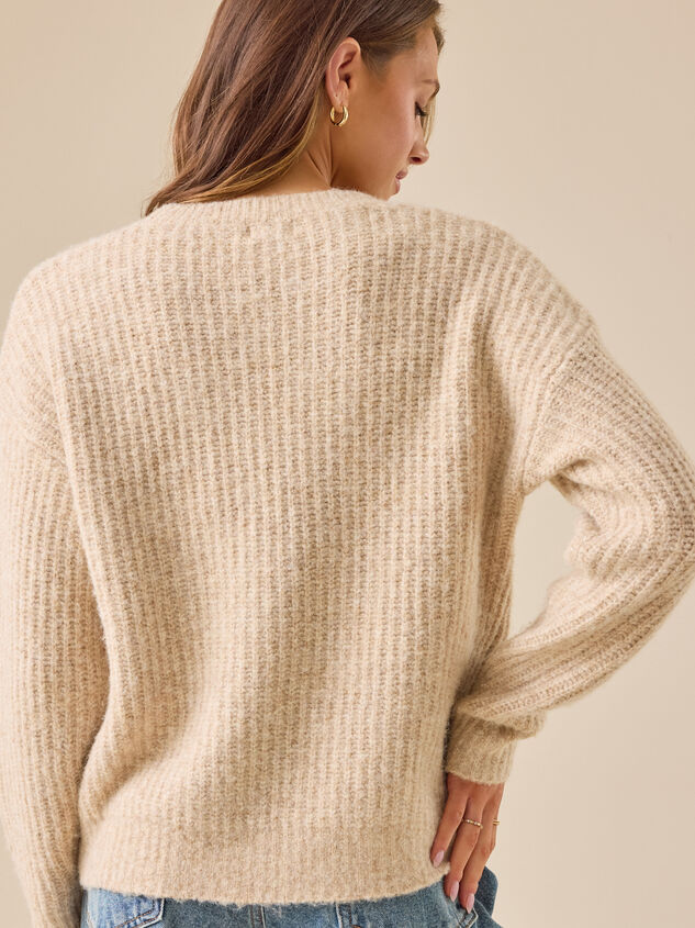 Autumn Bow Mama Sweater Detail 6 - TULLABEE