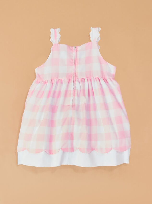 Cindy Check Dress with Headband Detail 4 - TULLABEE