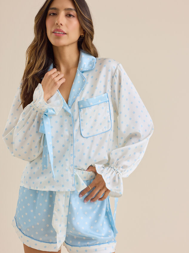 Poppi Polka Dot Sleep Top - TULLABEE