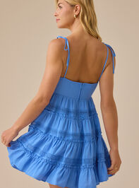 Lucy Tie Shoulder Dress Detail 4 - TULLABEE