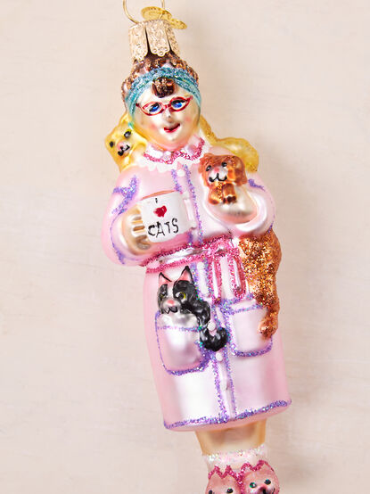 Cat Lady Ornament - TULLABEE