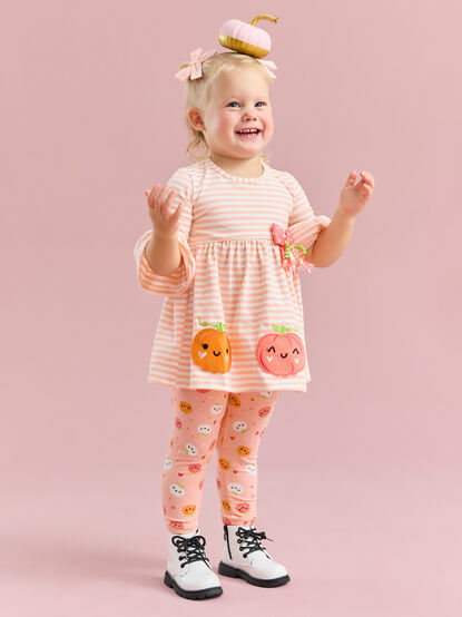 Little Pumpkin Dress and Legging Set - TULLABEE