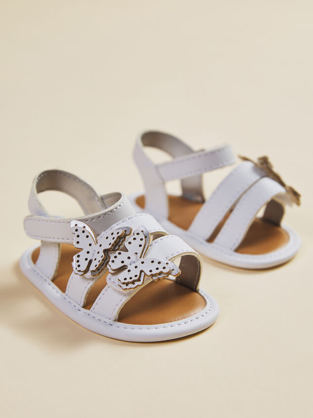 Sally Butterfly Baby Sandal Detail 2 - TULLABEE
