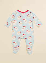 Jolly Santa Footie by MudPie Detail 2 - TULLABEE