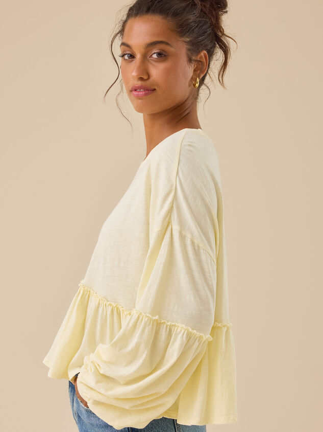 Angie Ruffle Top Detail 4 - TULLABEE