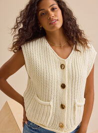 Nolan Cardigan Sweater Vest - TULLABEE